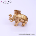33519 xuping elephant gold Stainless Steel Jewelry pendant